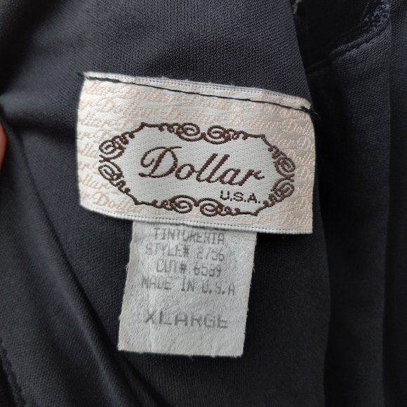 Vintage Velvet Embellished Mesh Overlay Maxi Cocktail Evening Gown 90s 80s - Picture 15 of 16